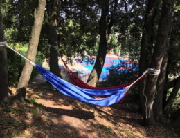 zona relax nella lecceta